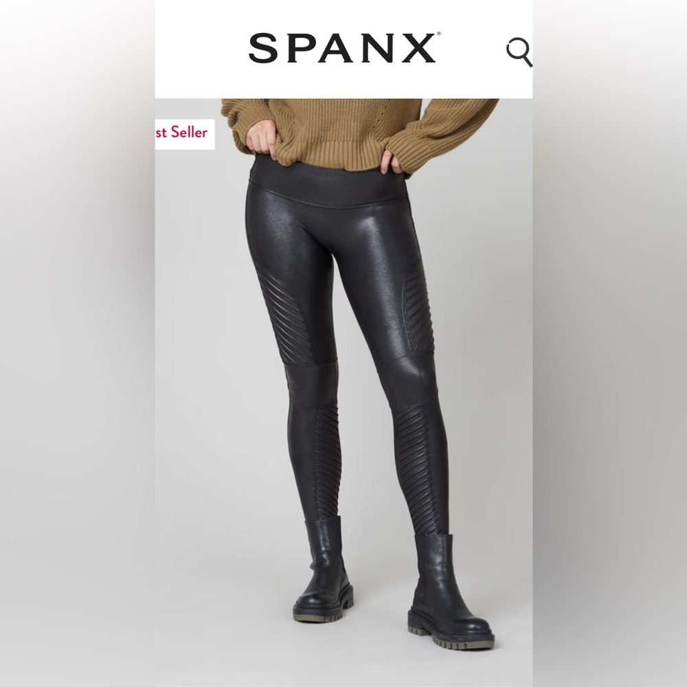 Spanx Faux Leather Moro leggings XS